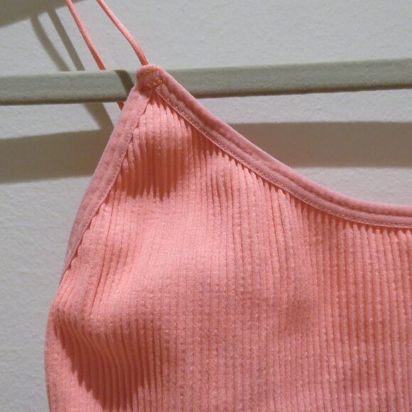 ARITZIA SUNDAY BEST Ribbed Seamless Bodysuit in Neon Sunset Stretch Feminine M/L - Picture 7 of 13